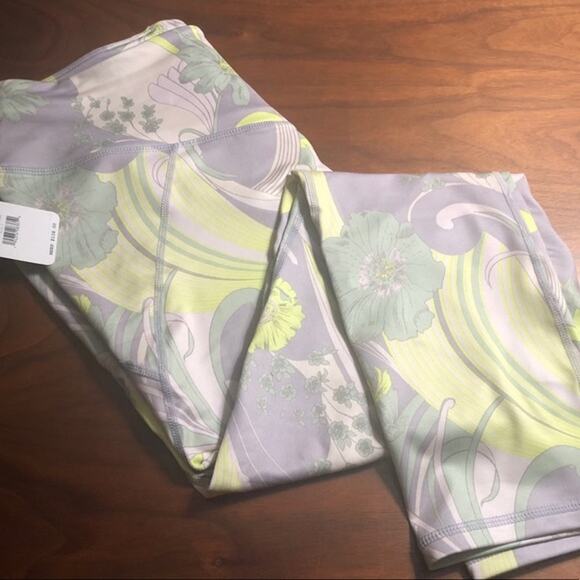 Free People High Rise Wave Crush Legging Lime S